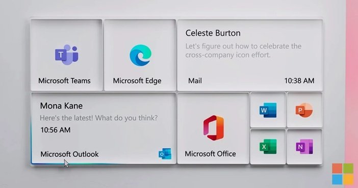 Трёхмерные плитки в будущем интерфейсе Windows 10