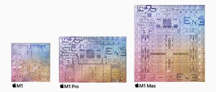 Сравнение процессоров Apple M1