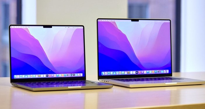 Размеры новых MacBook Pro