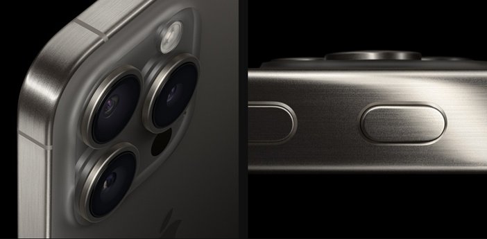 Титановый корпус - одно из главных отличий iPhone 15 Pro от iPhone 15