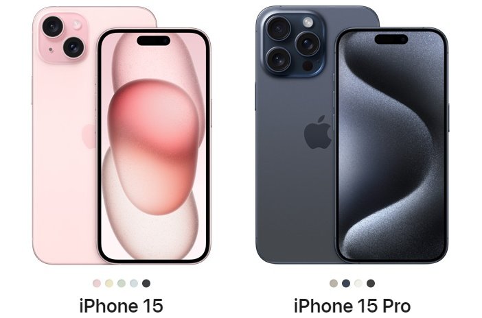 Сравнение iPhone 15 и 15 Pro